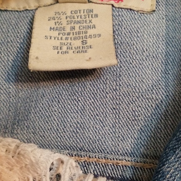 Paris Blues Denim Jacket Size S - Picture 5 of 7
